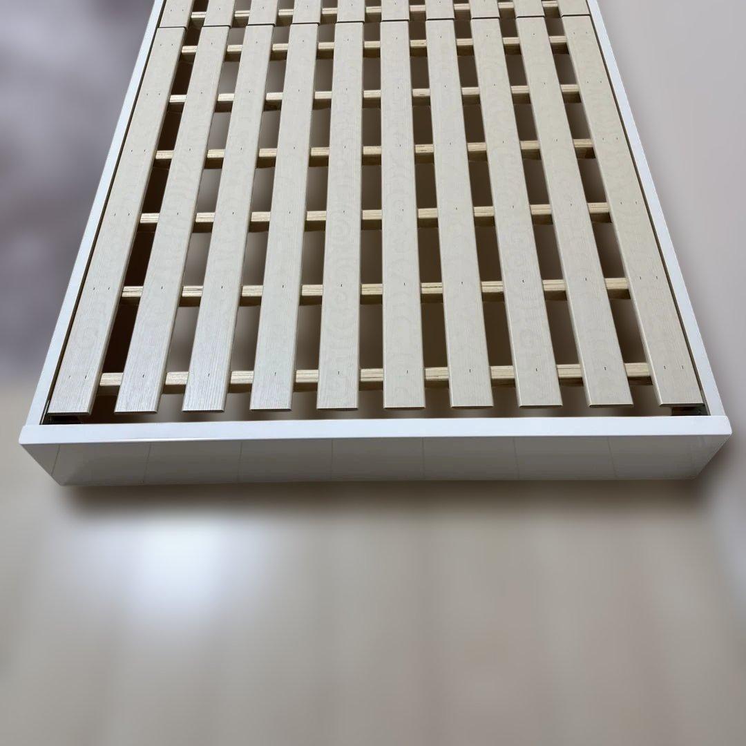 【美品】ニトリ　シンプル シングルベッドフレームとマットレス（Nスリーブハード）