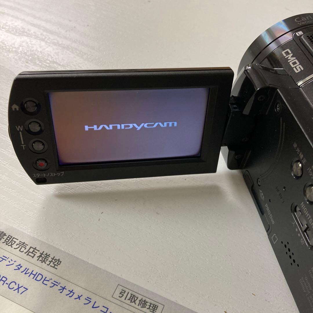 美品 SONY HDR-CX7 ナイトショット機能搭載 ビデオカメラ 完品