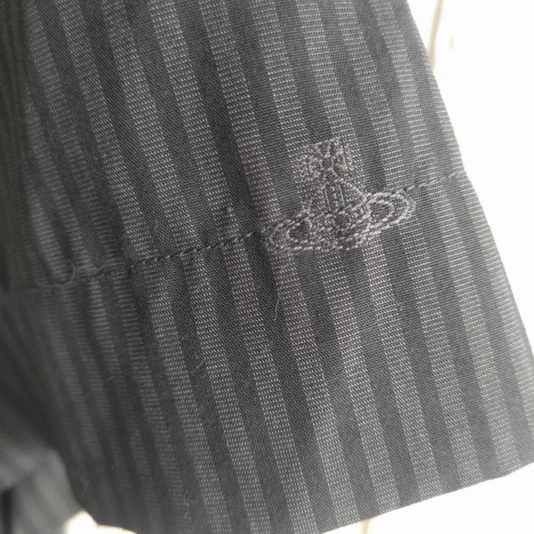 美品✨Vivienne Westwood 　オーブ　ストライプ　 シャツ 総柄
