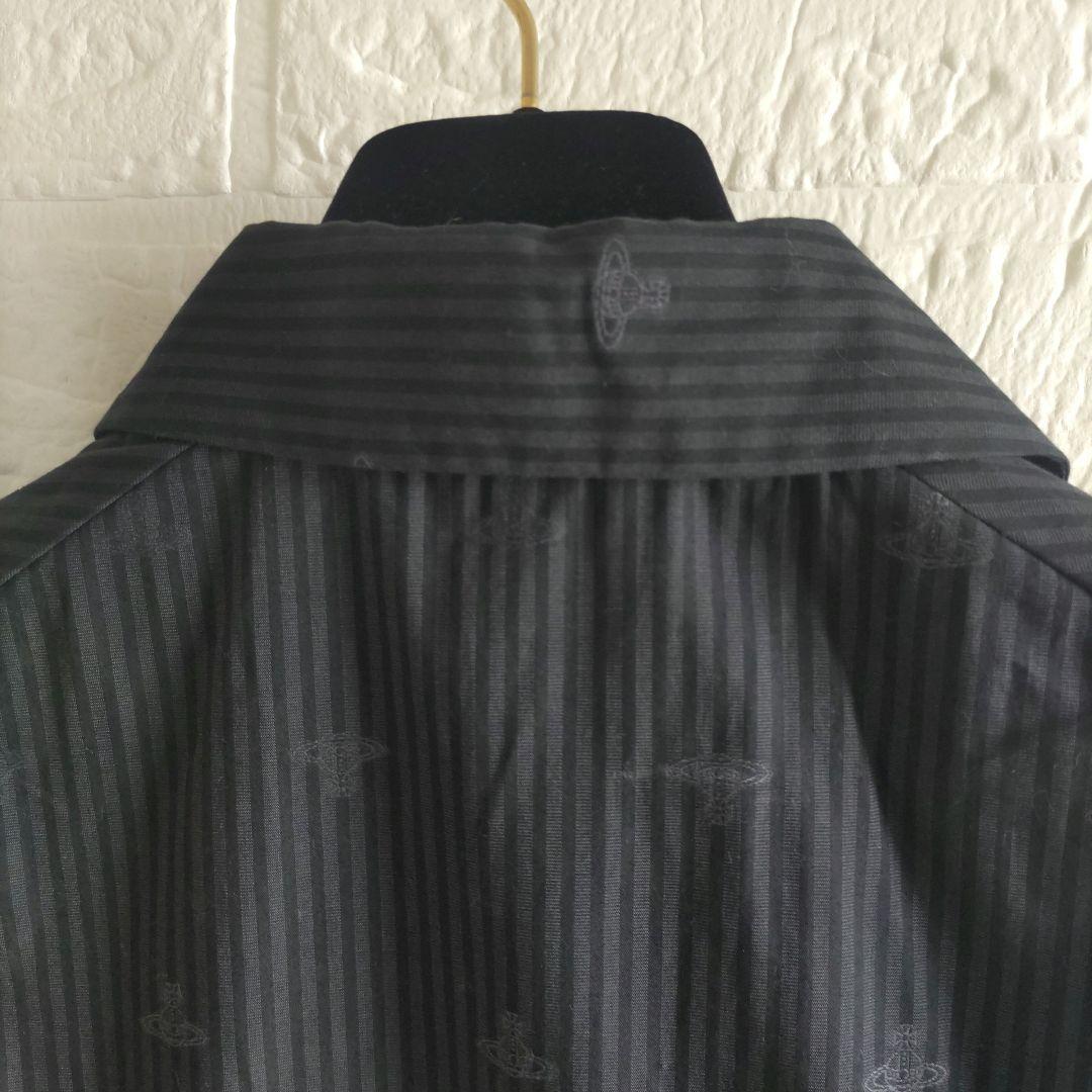 美品✨Vivienne Westwood 　オーブ　ストライプ　 シャツ 総柄