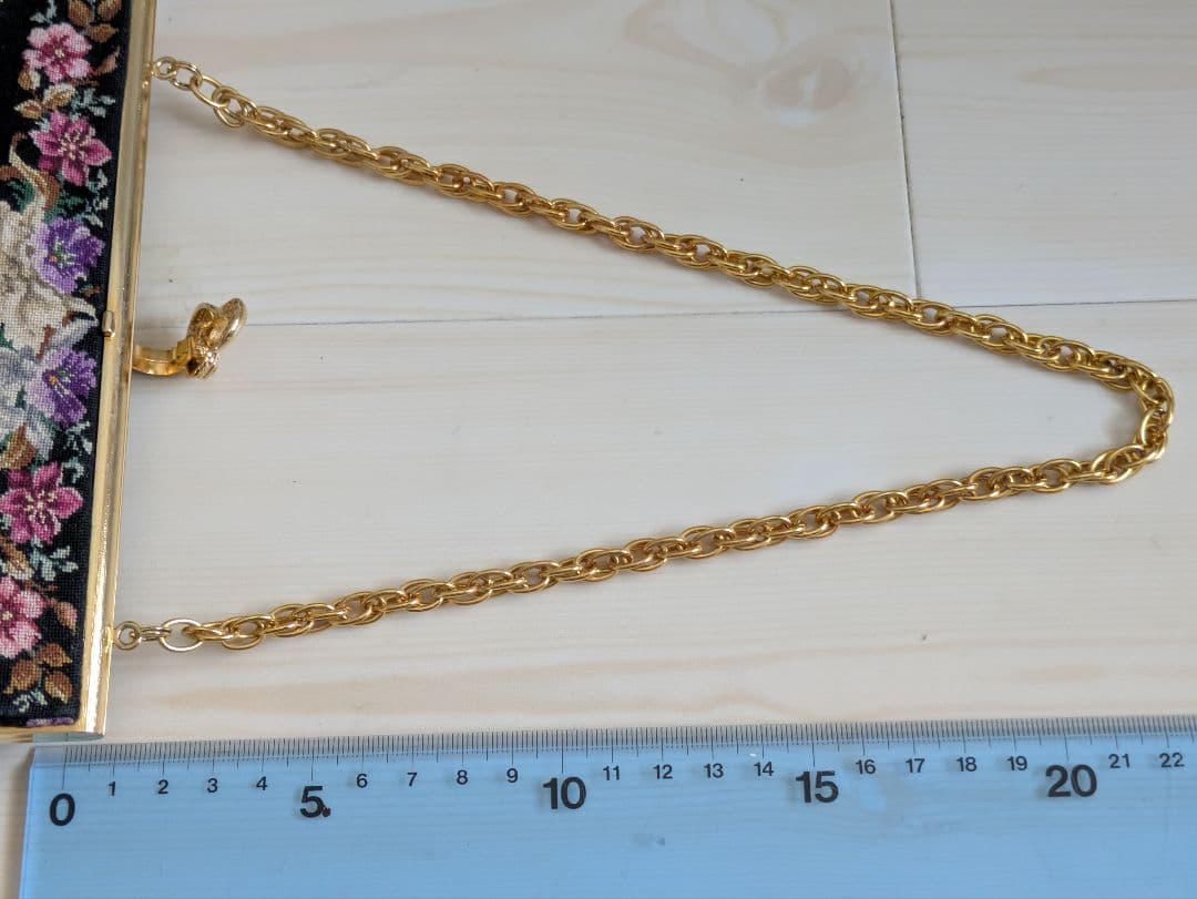 濱野★プチポワンの金具が素敵なハンドバッグ ★和装バック★ブラック