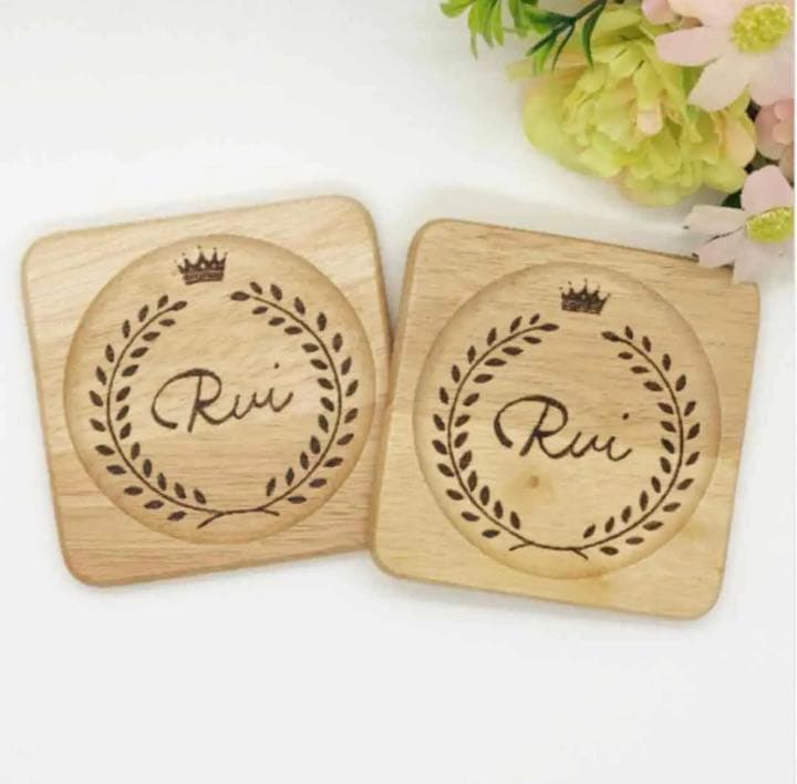 確認୨୧⑅*.表札＆コースター2枚