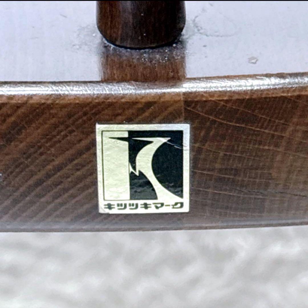 飛騨産業 ウィンザーチェア アーム ダイニングチェア レトロ キツツキマーク ③