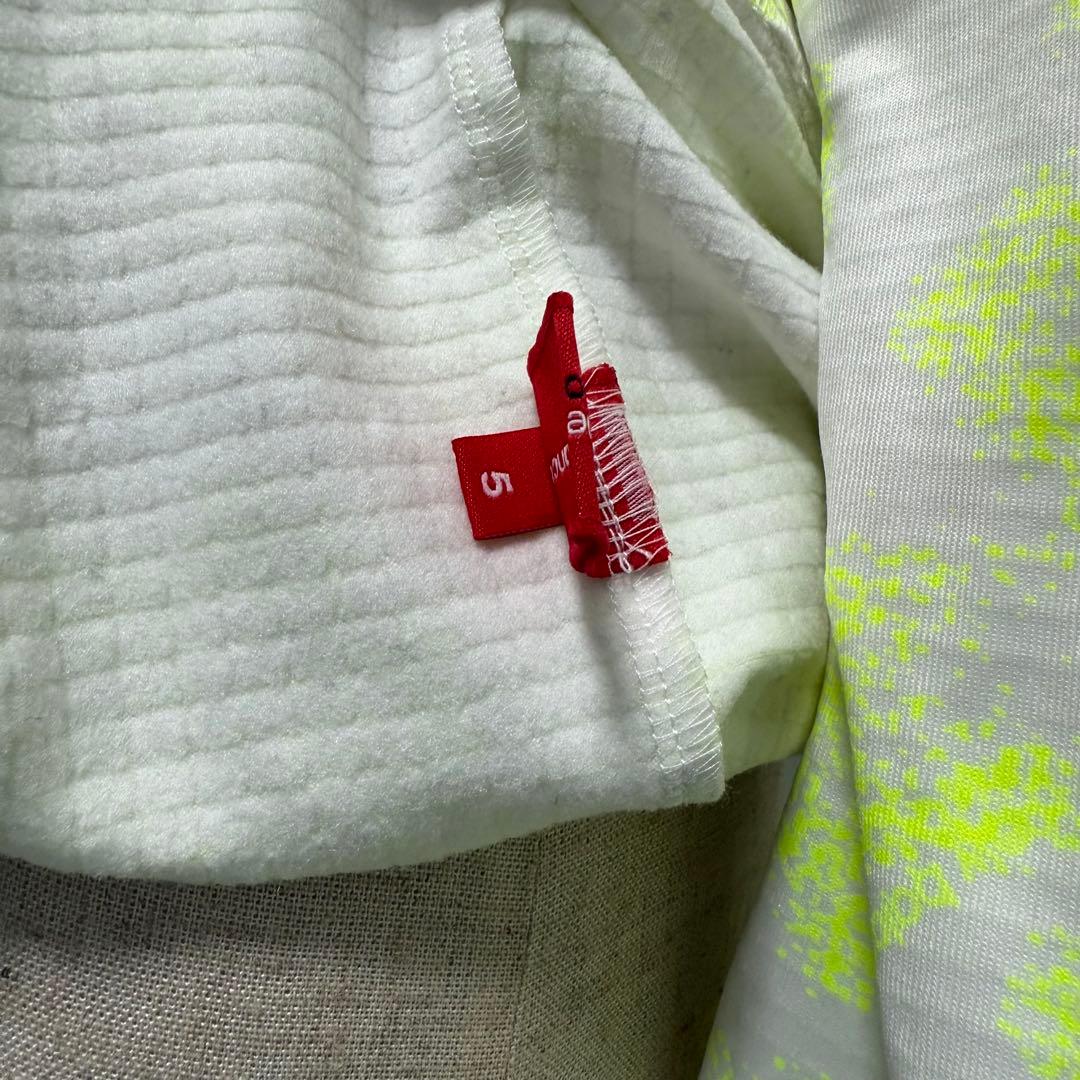 【未使用】ニューバランスゴルフ ハイネックプルオーバーイエローカモフラ 5 14