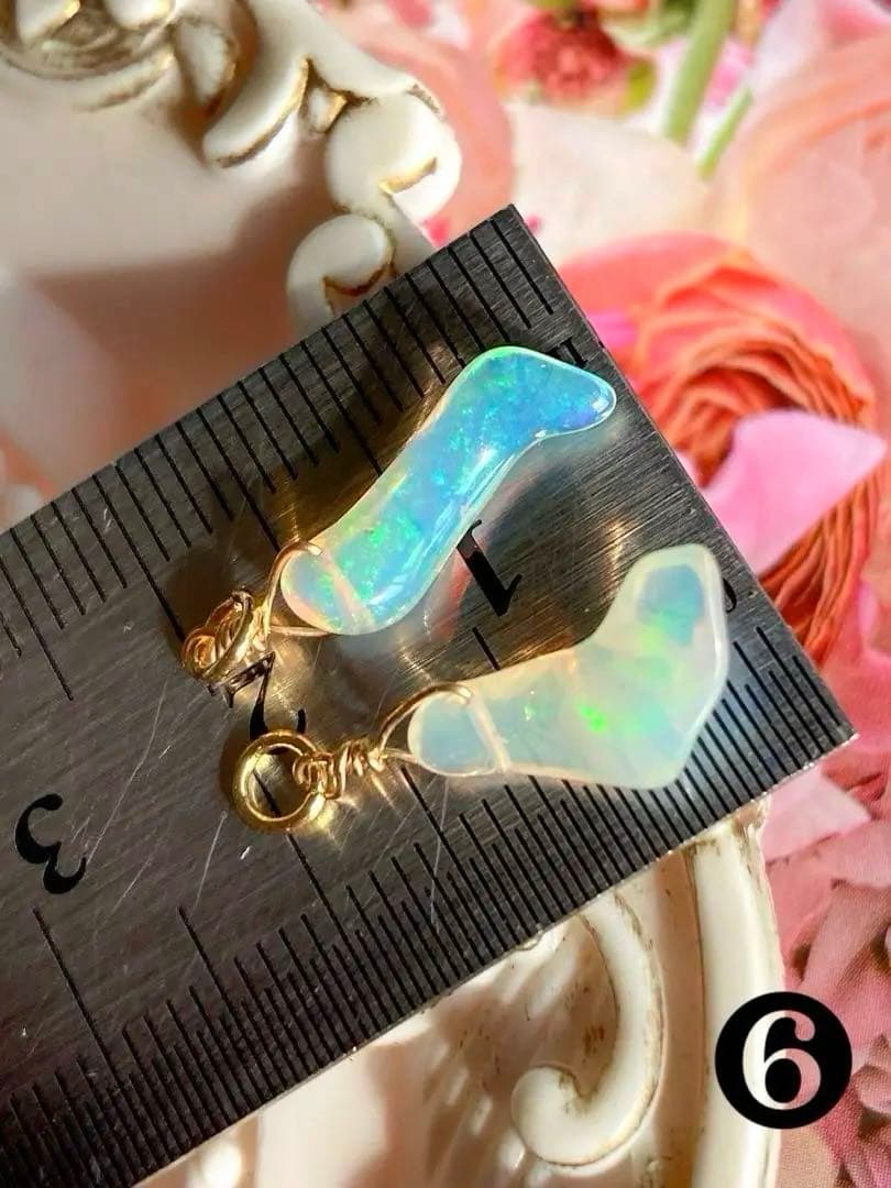 オパール好きさんの為のモリモリチャーム10種＆ピアスフック3種