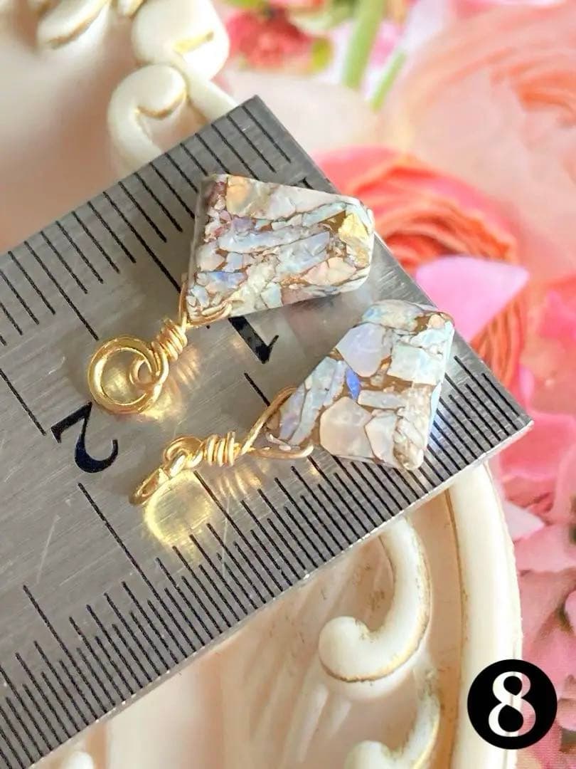 オパール好きさんの為のモリモリチャーム10種＆ピアスフック3種