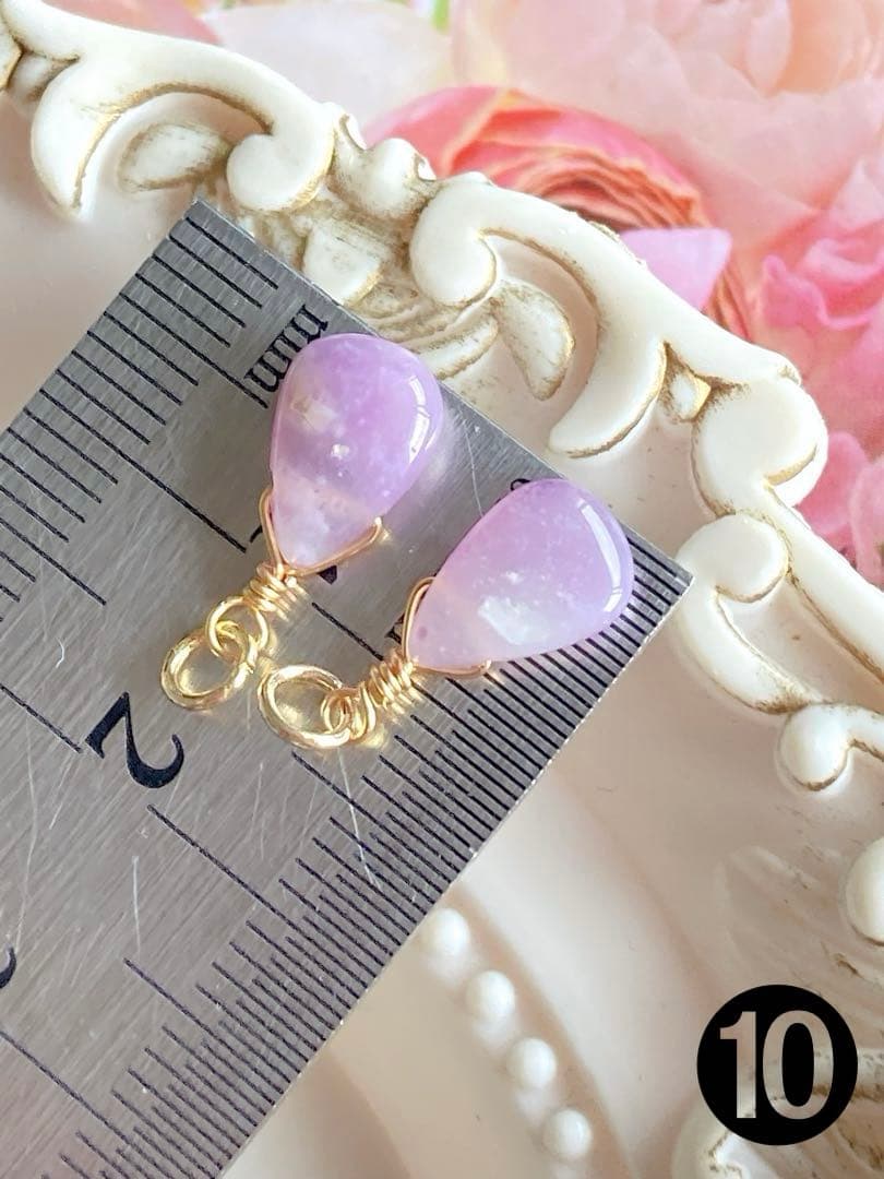 オパール好きさんの為のモリモリチャーム10種＆ピアスフック3種