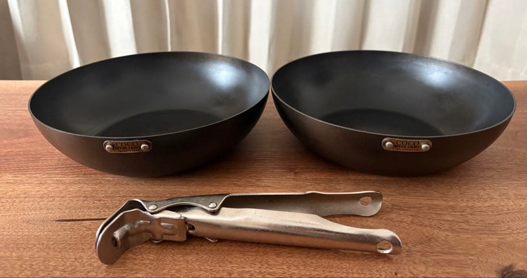 極SONS ココパン 炒め22㎝×2 グリッパー リバーライト キャンプ BBQ