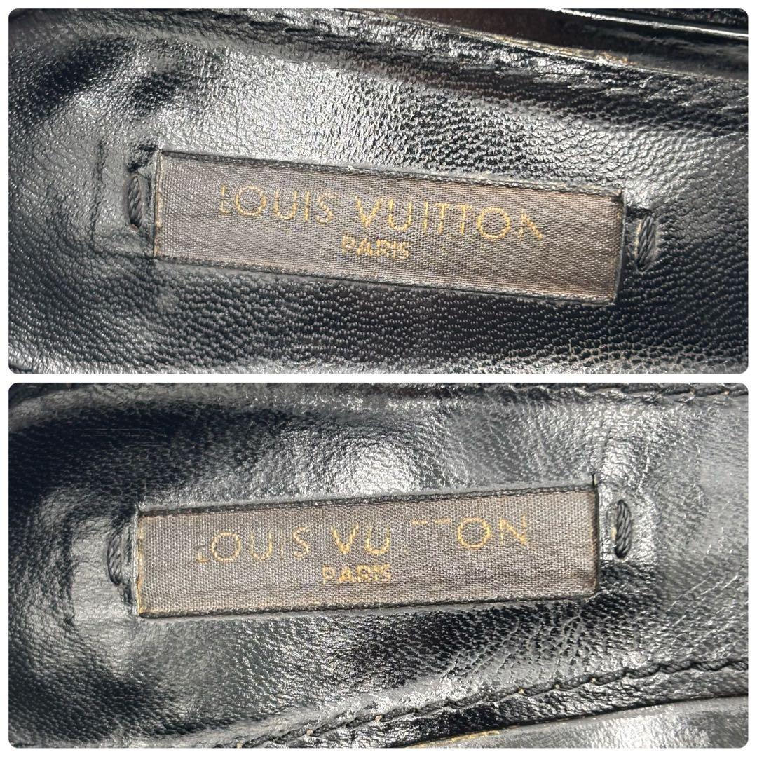 ルイヴィトン モノグラム　ミニキャンバス パンプス ハイヒール ブラック系