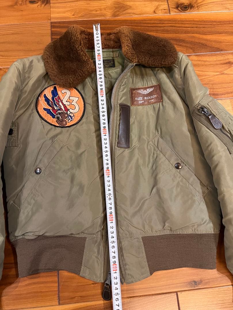 バズリクソンズ　Ｂ15フライトジャケット オリーブグリーン