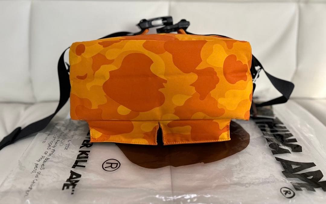 激レア 新品 BAPE × PORTER 迷彩 ポーター× エイプ ボディバッグ