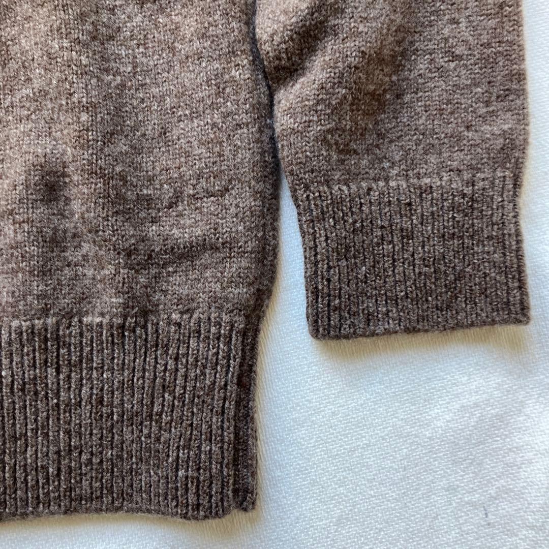 えみおわす　ニット　茶色　ヨーガンレール ババグーリ　evam eva