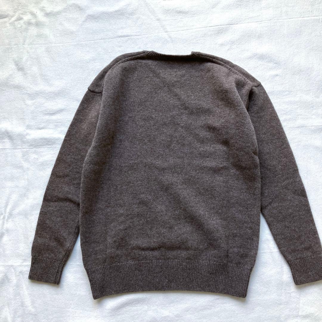 えみおわす　ニット　茶色　ヨーガンレール ババグーリ　evam eva