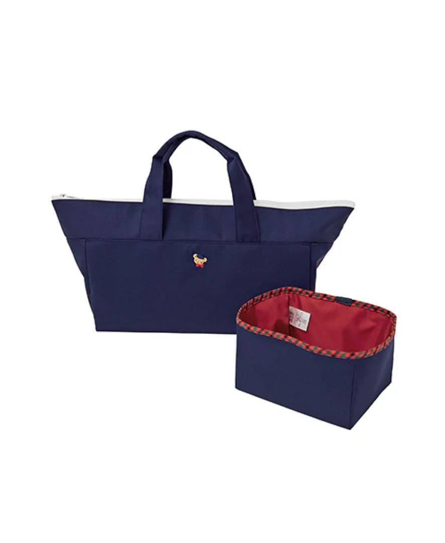 ファミリア　ネイビー 2WAYバッグ サイズ002