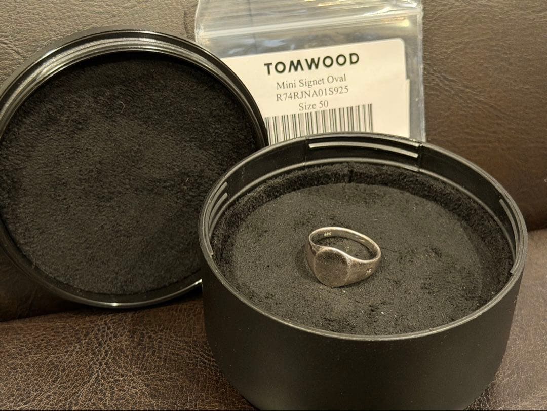 トムウッド Tom Wood Mini Signet Oval Ring 50
