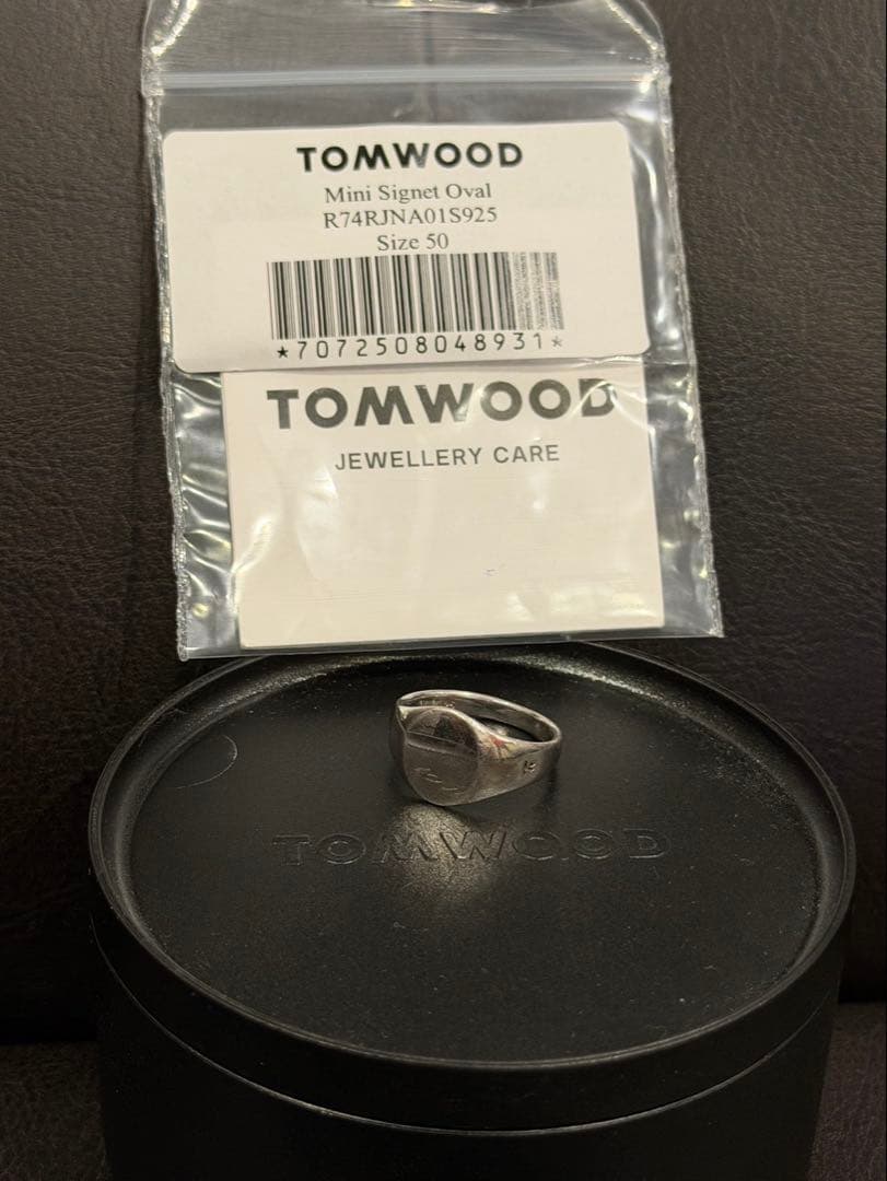 トムウッド Tom Wood Mini Signet Oval Ring 50