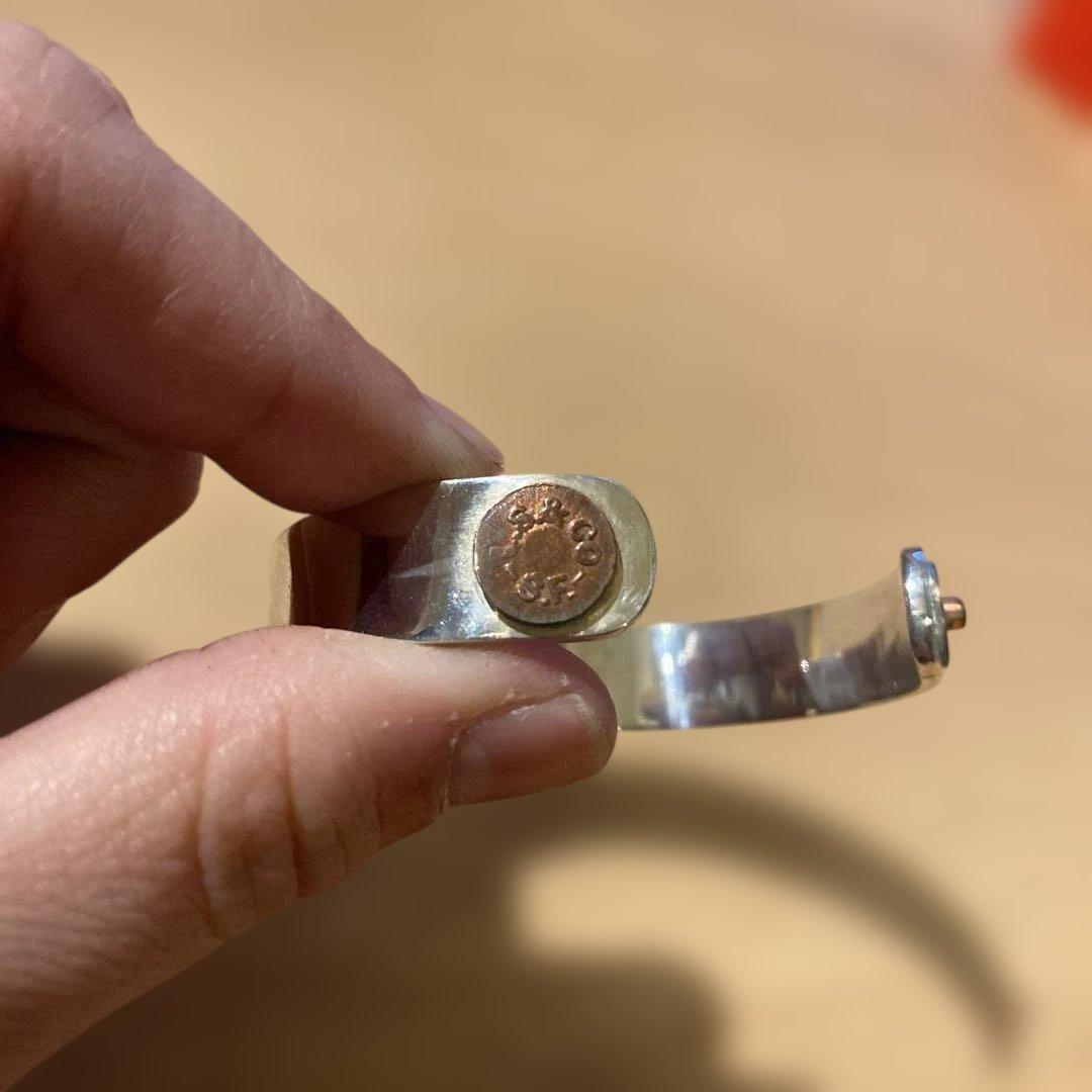 しんちゃん リーバイス　ビンテージリベット付きバングル