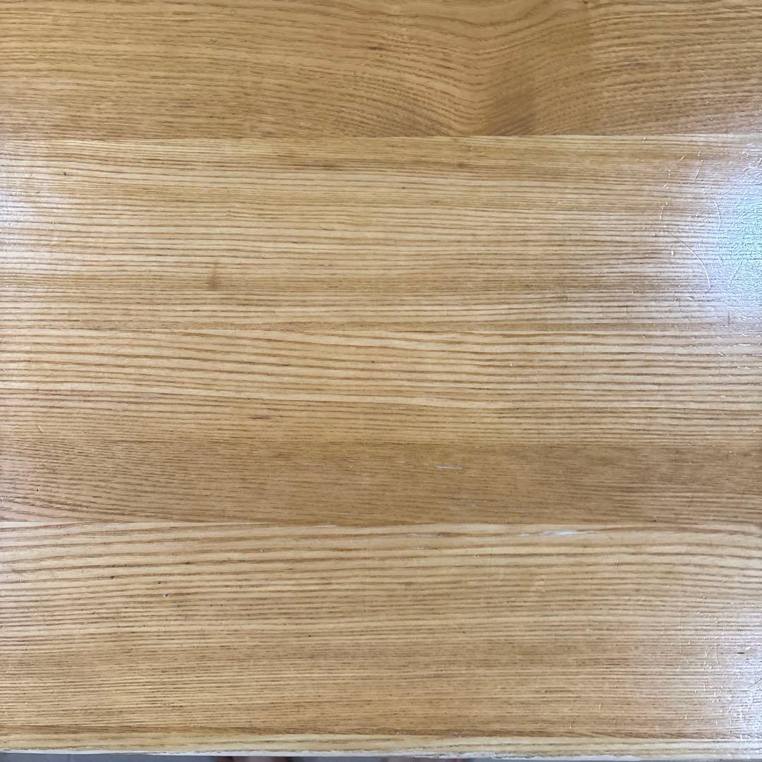 無印良品 MUJI タモ材 ナチュラルウッド 長方形ダイニングテーブル