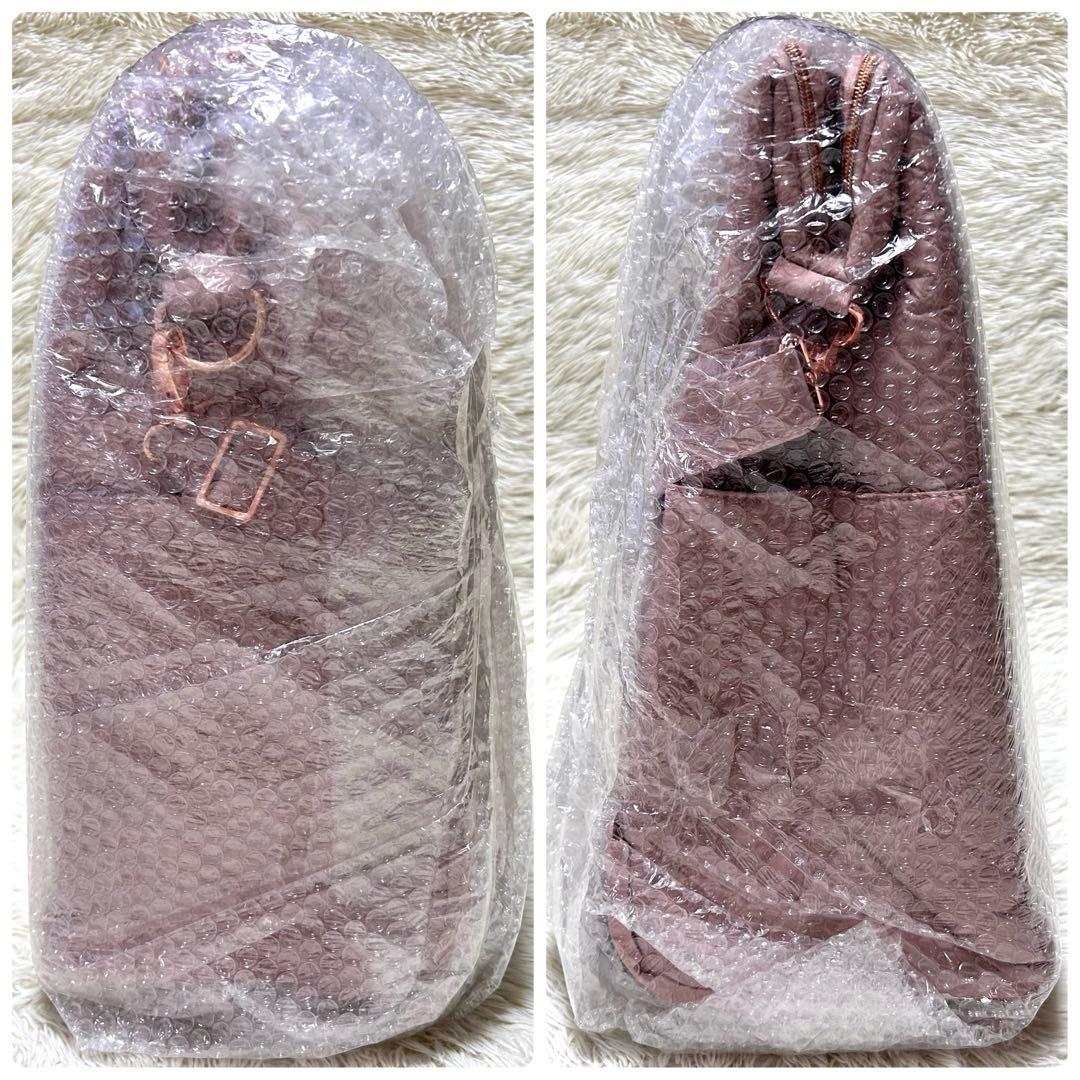 新品タグ付✨フランフラン✨キルティング ソフトキャリーバッグ ピンク コロコロ