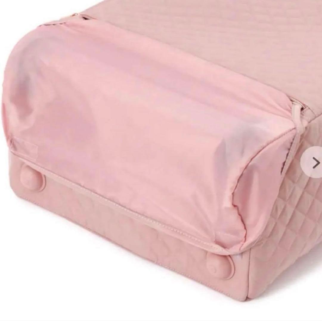 新品タグ付✨フランフラン✨キルティング ソフトキャリーバッグ ピンク コロコロ