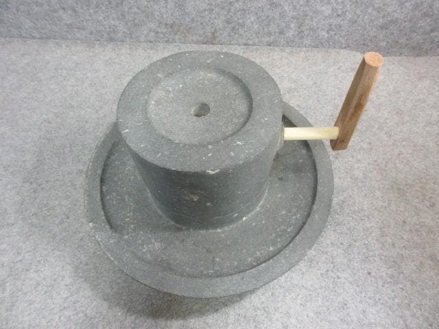 茶道具 石臼 茶臼 [B24358]