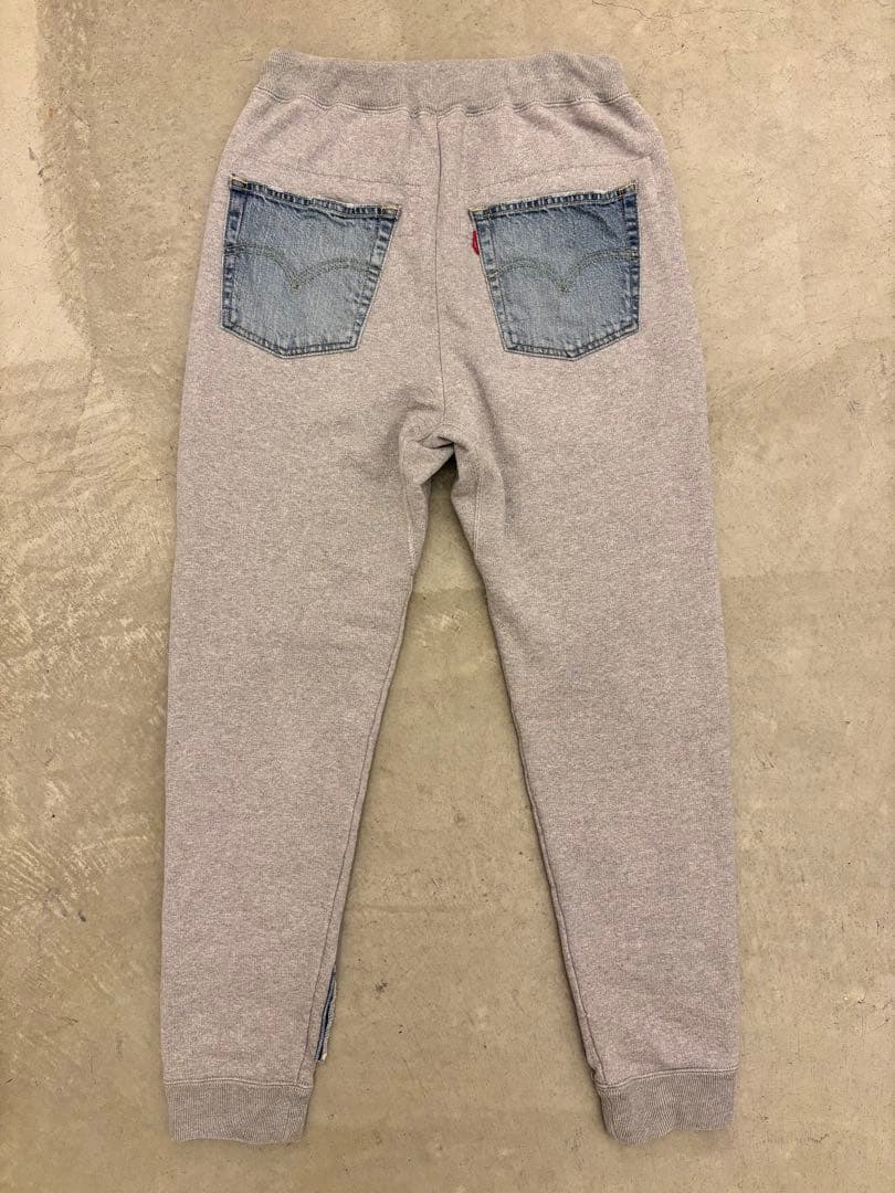 ジュンヤワタナベ×リーバイス スウェットパンツ ドッキング XS 美品