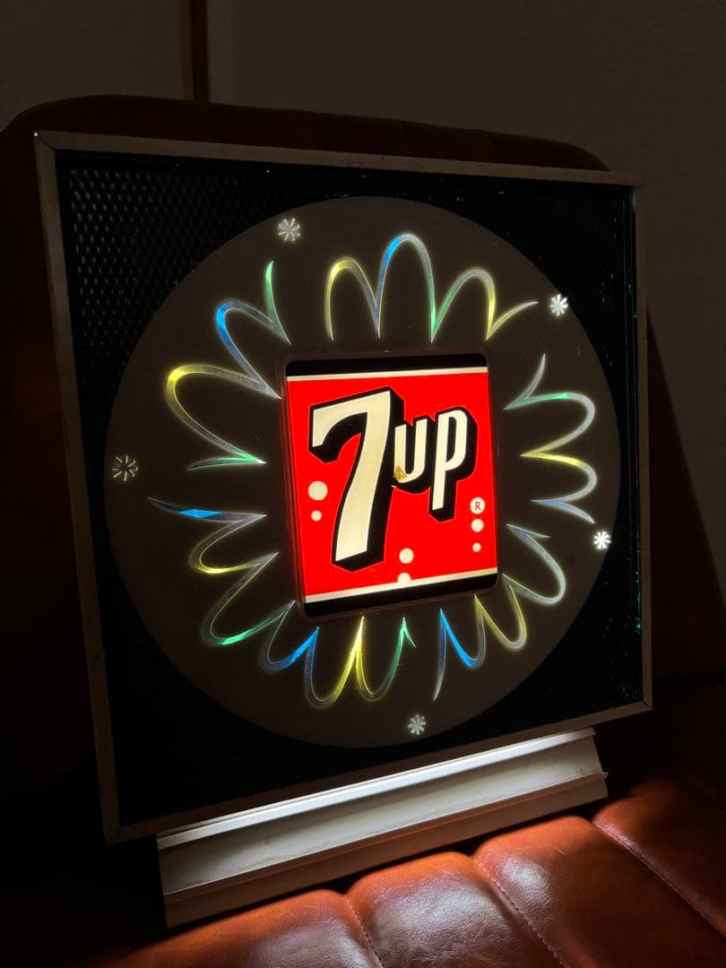 超激レア【7UP・セブンアップ】動くライトヴィンテージ看板