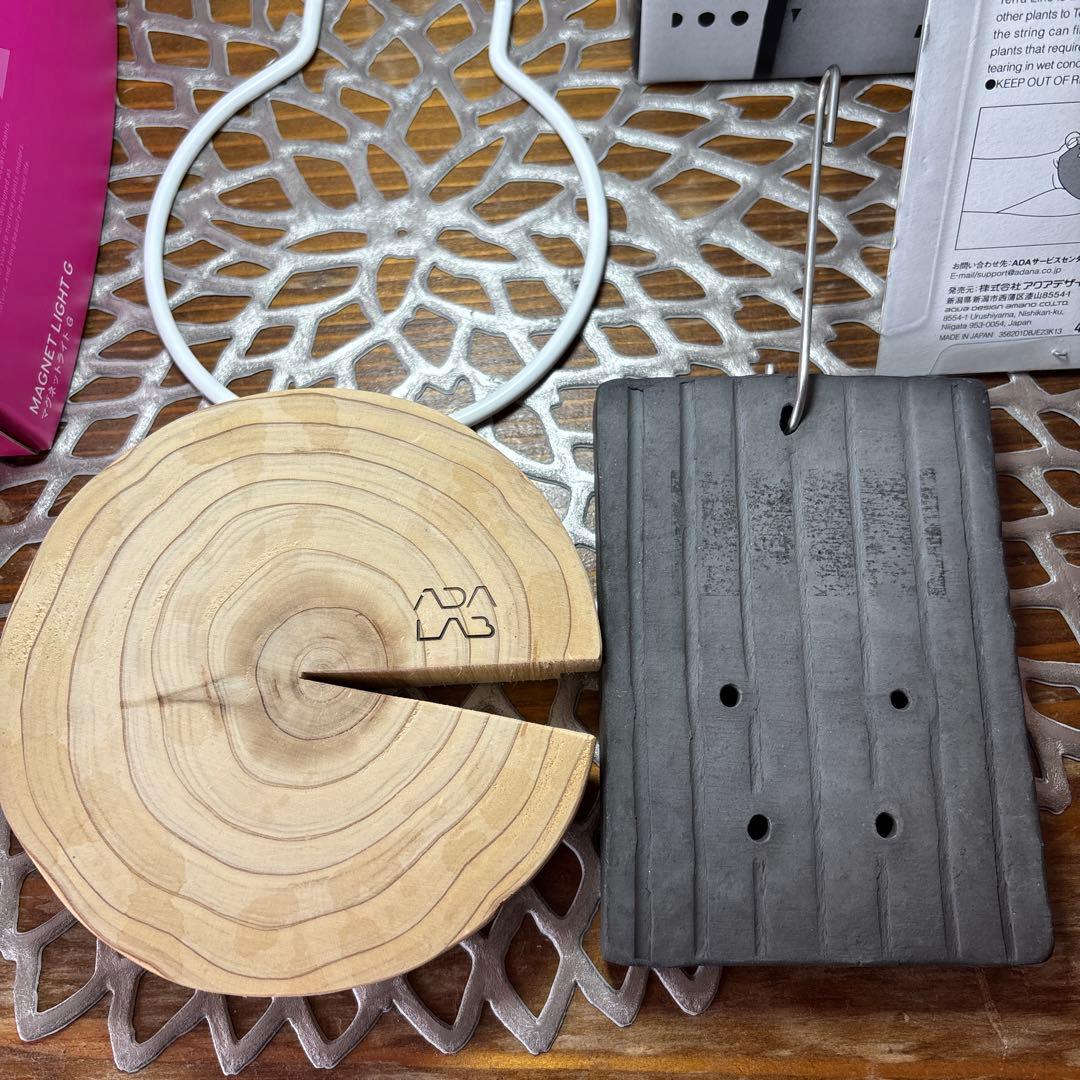 ADA DOOA ガラスポット スタンド ライト プレート セット