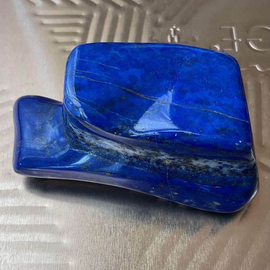 【あ】ラピスラズリ114ｇ 原石 アフガニスタン産 天然石　インテリア