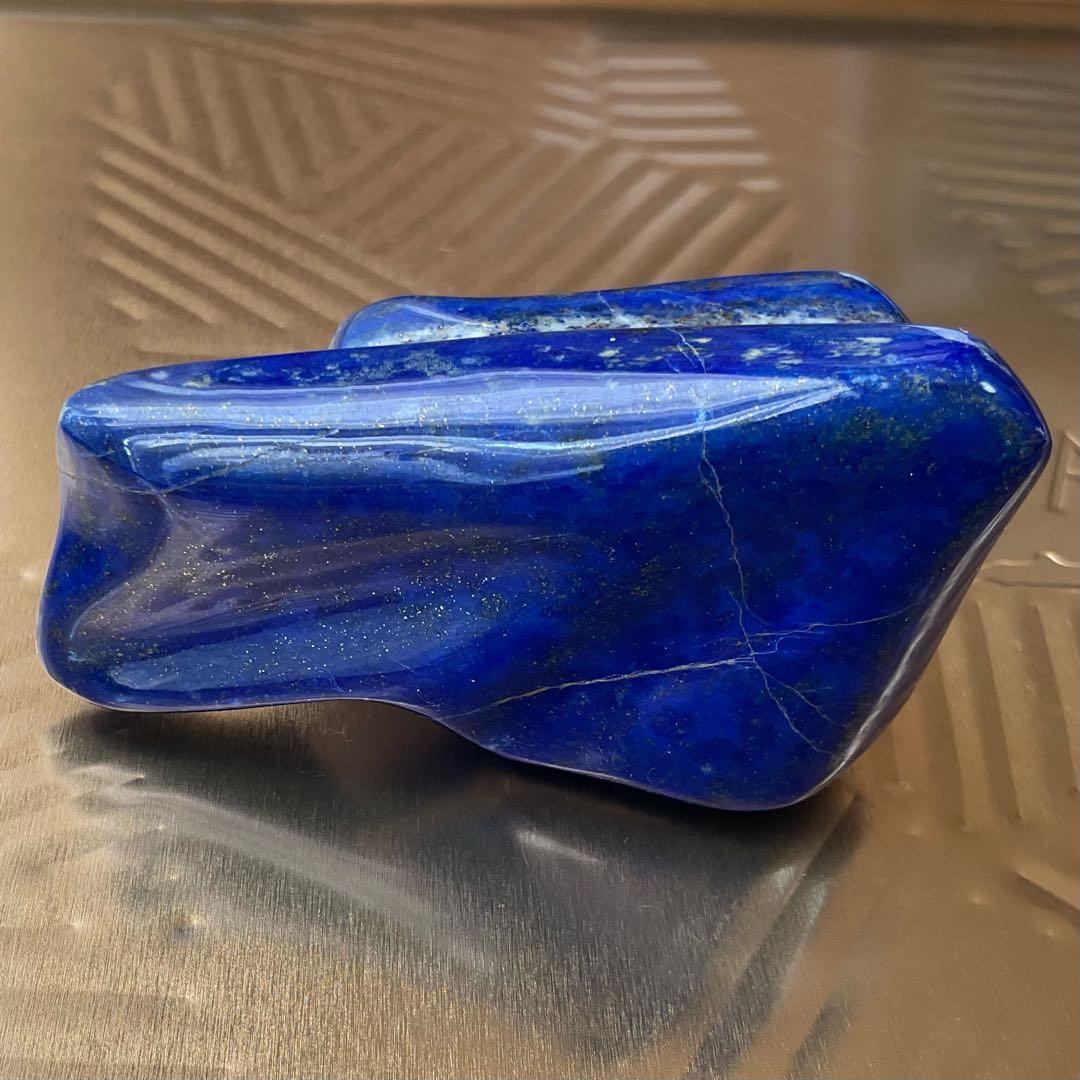 【あ】ラピスラズリ114ｇ 原石 アフガニスタン産 天然石　インテリア