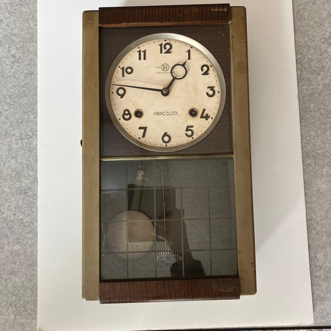 ヒビノの時計　昭和レトロ　ジャンク品