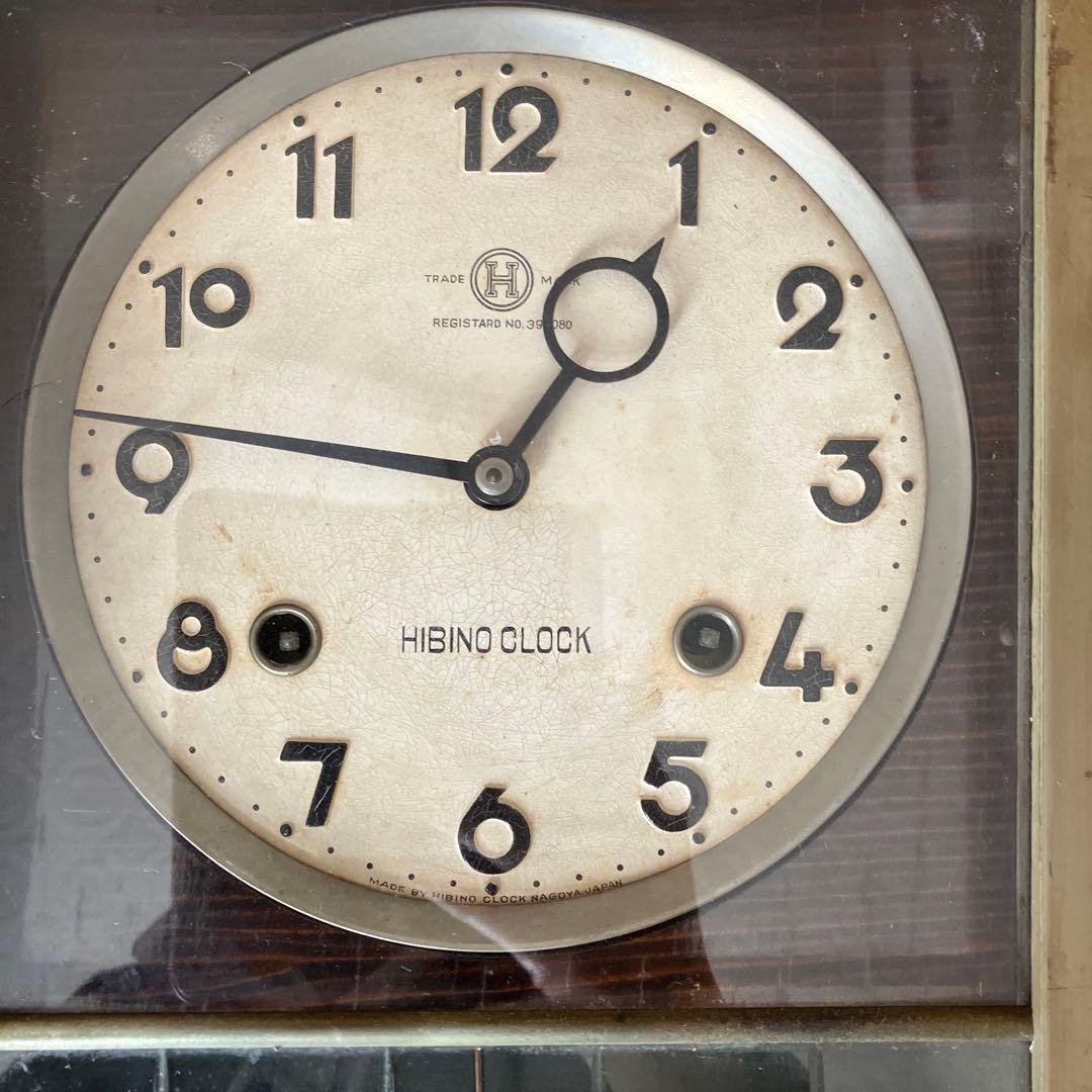 ヒビノの時計　昭和レトロ　ジャンク品