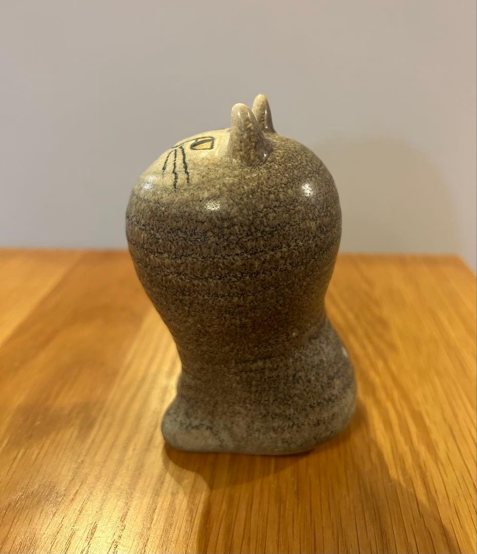 リサラーソン Lisa Larson マヤ 2個 陶器 置き物 ネコ