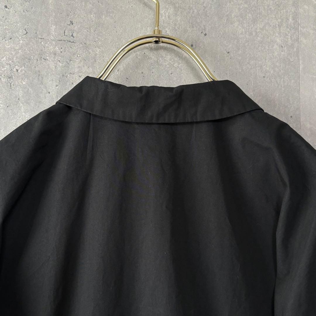か*こ様 ミズイロインド mizuiro ind シャツライクコート 黒 F 比
