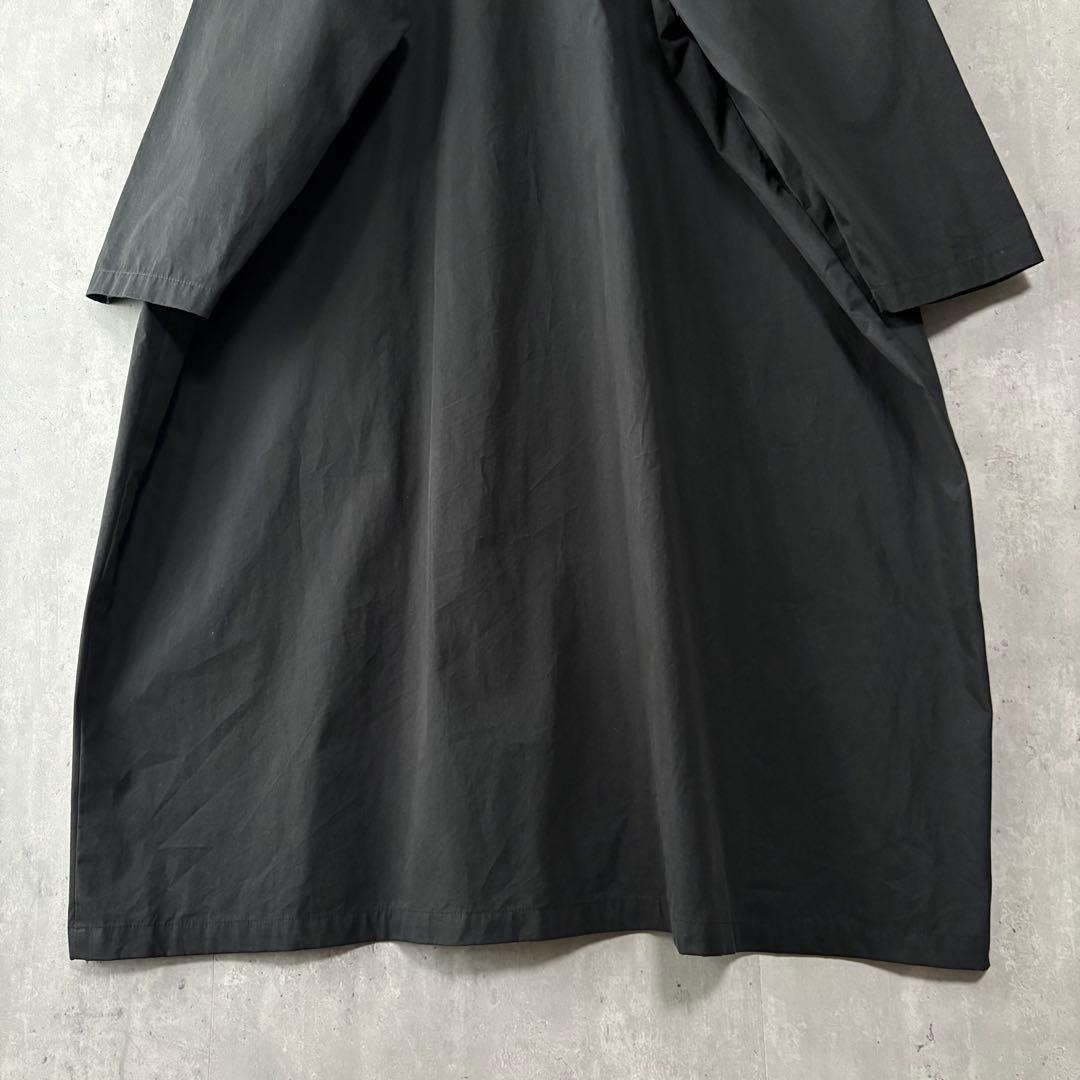 か*こ様 ミズイロインド mizuiro ind シャツライクコート 黒 F 比