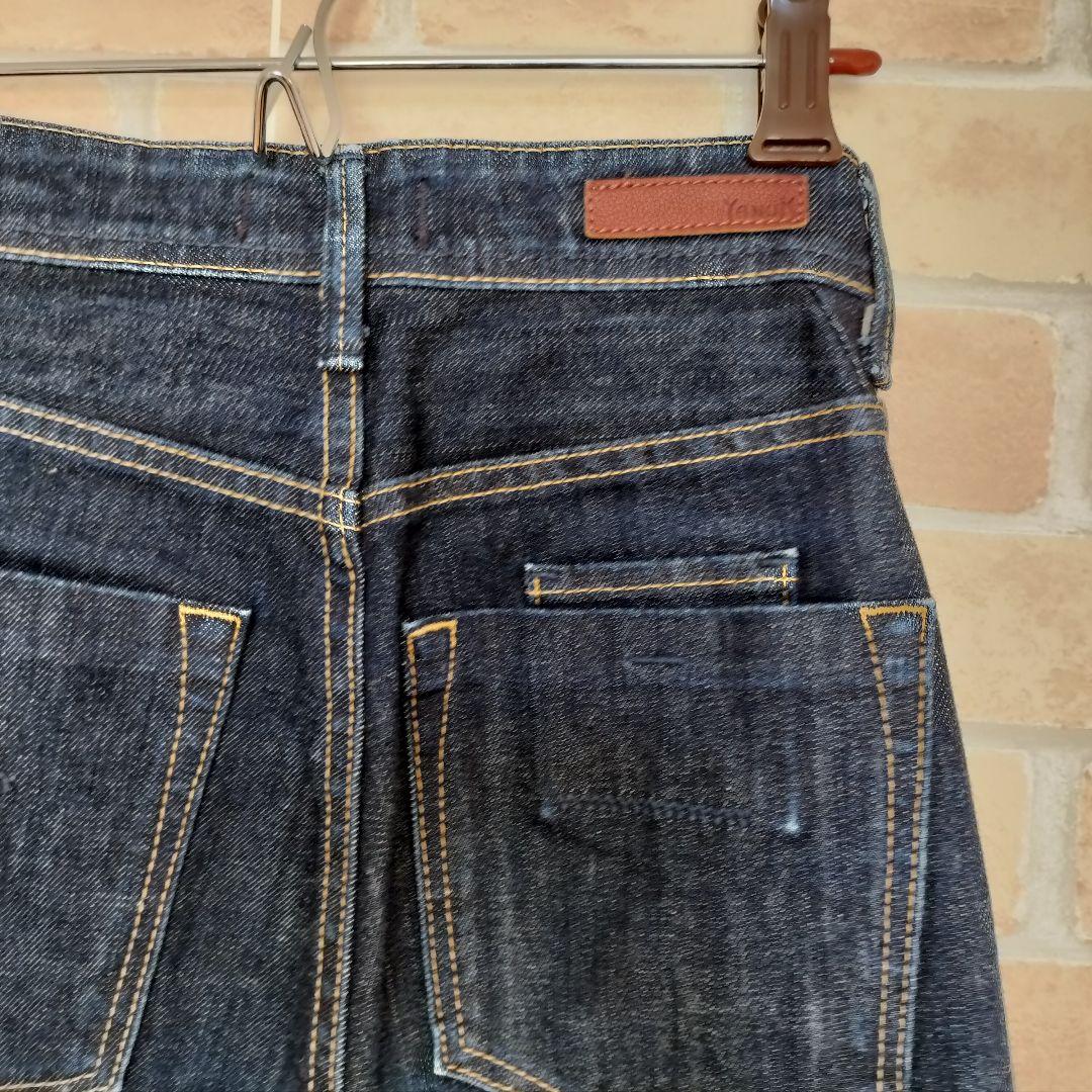 【美品】YANUK ボーイズストレート LEA size23 57111230
