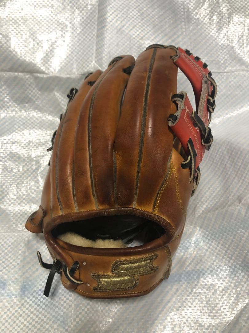 オーダー　軟式　グローブ ブラウン　レッド　内野　プロエッジ　SSK グラブ