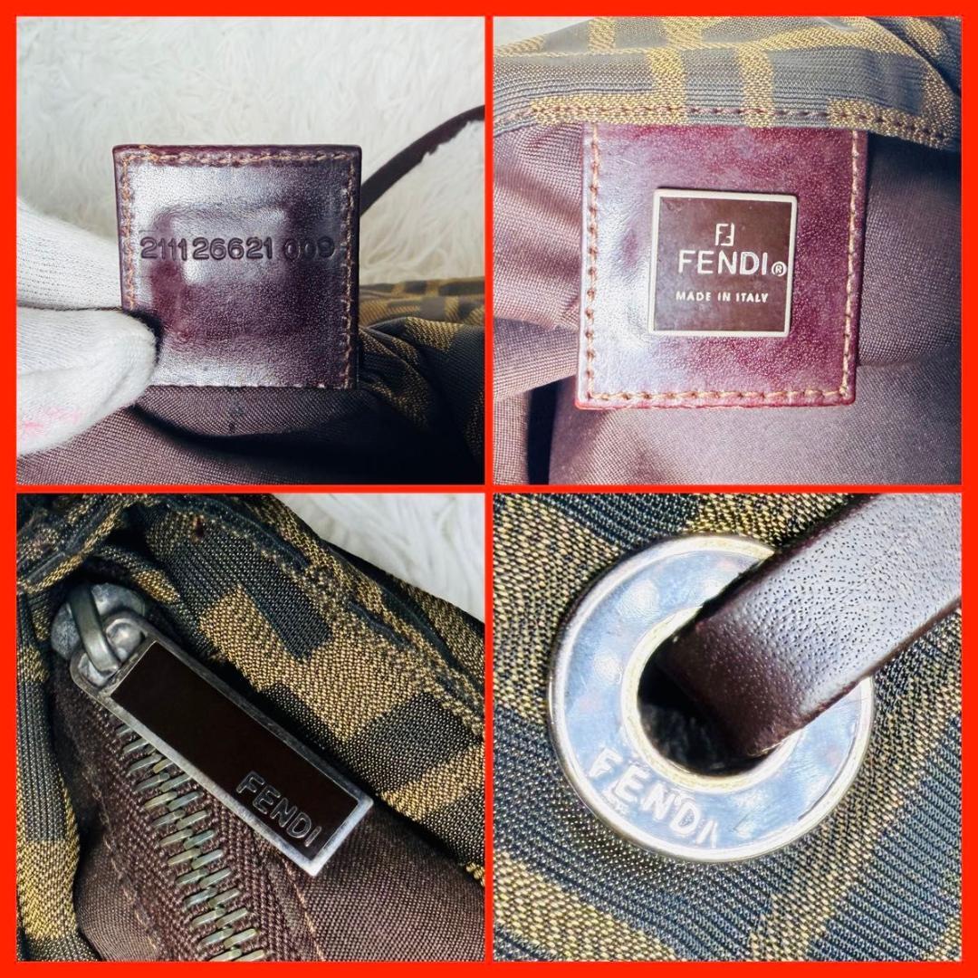 FENDI フェンディ トートバッグ ズッカ柄 オールドフェンディ A4収納可