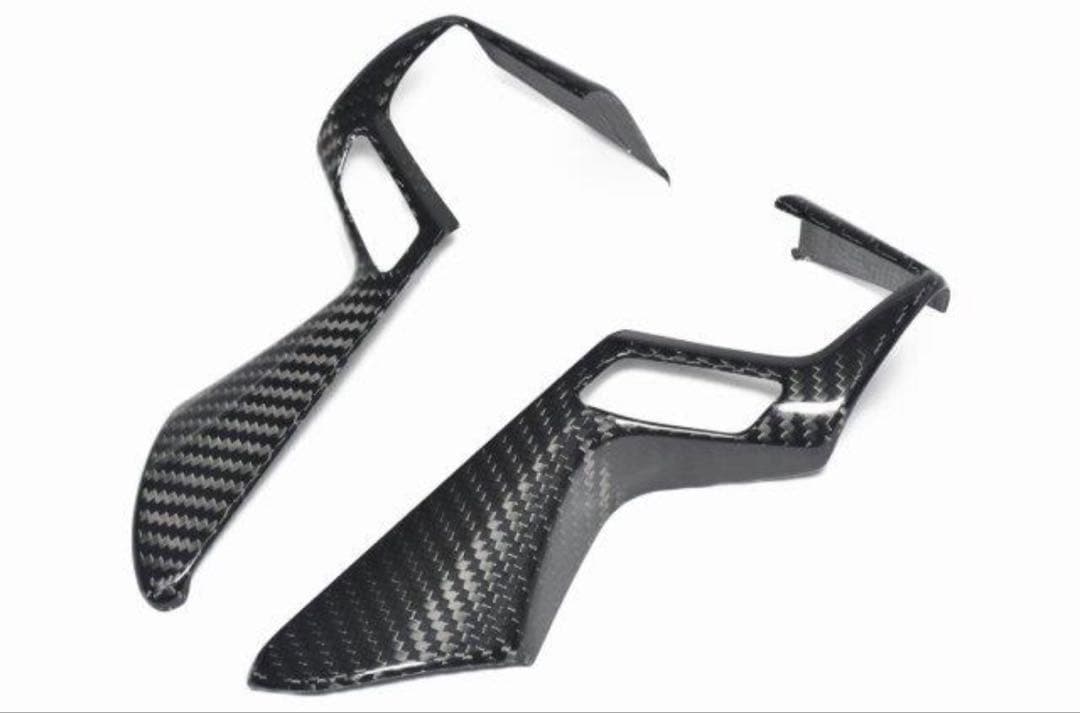 アルファード ヴェルファイア 30 ドライカーボン ステアリングパネル