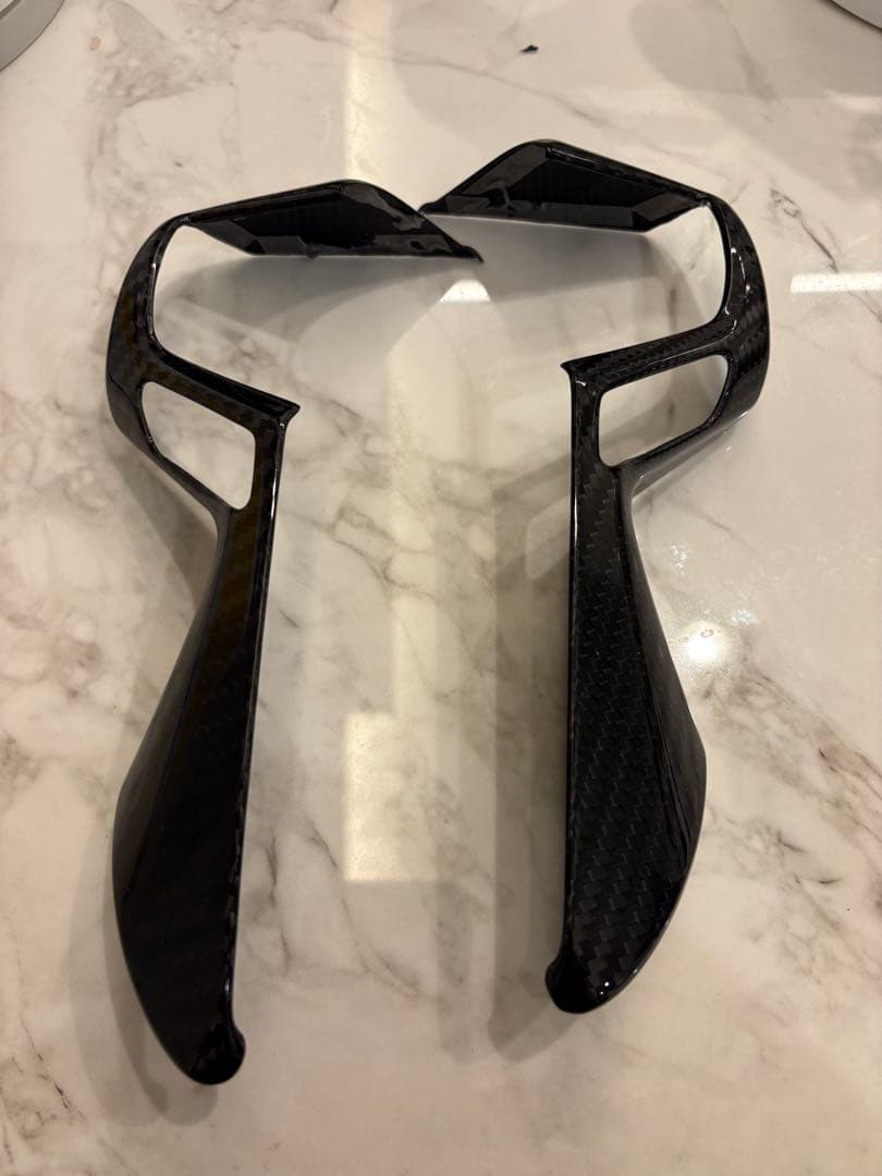 アルファード ヴェルファイア 30 ドライカーボン ステアリングパネル