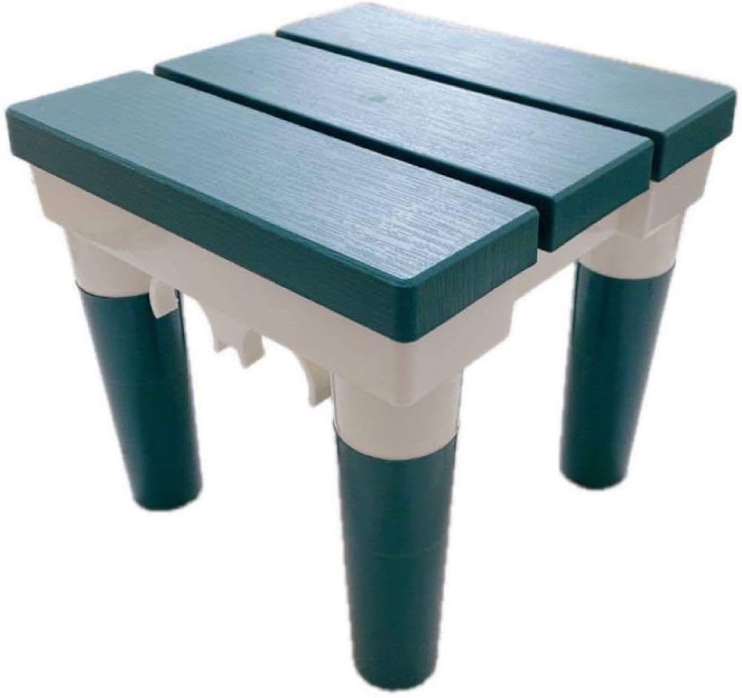 グリーン 踏み台 風呂 椅子 バスチェア スツール 26〜30*27*27cm