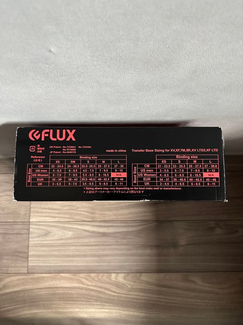 山*爆様 FLUX XF バインディング LTD Hirama/Mサイズ