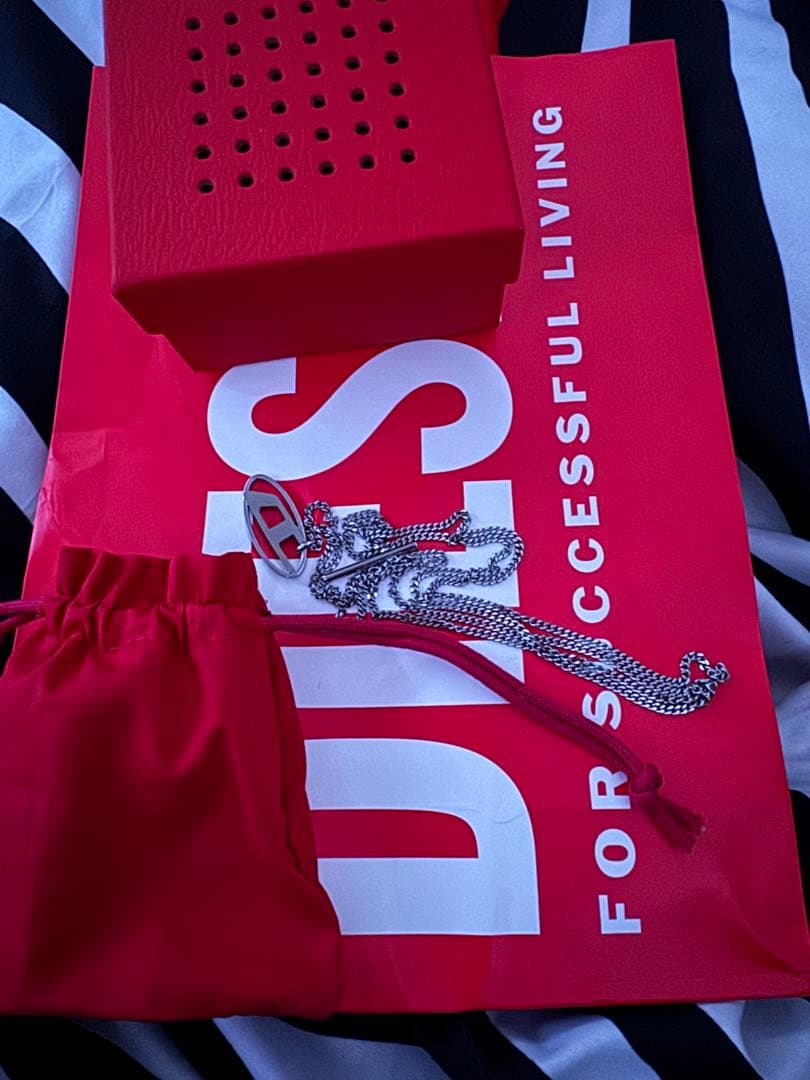 c*k様 DIESEL ディーゼル シルバーネックレス 正規品