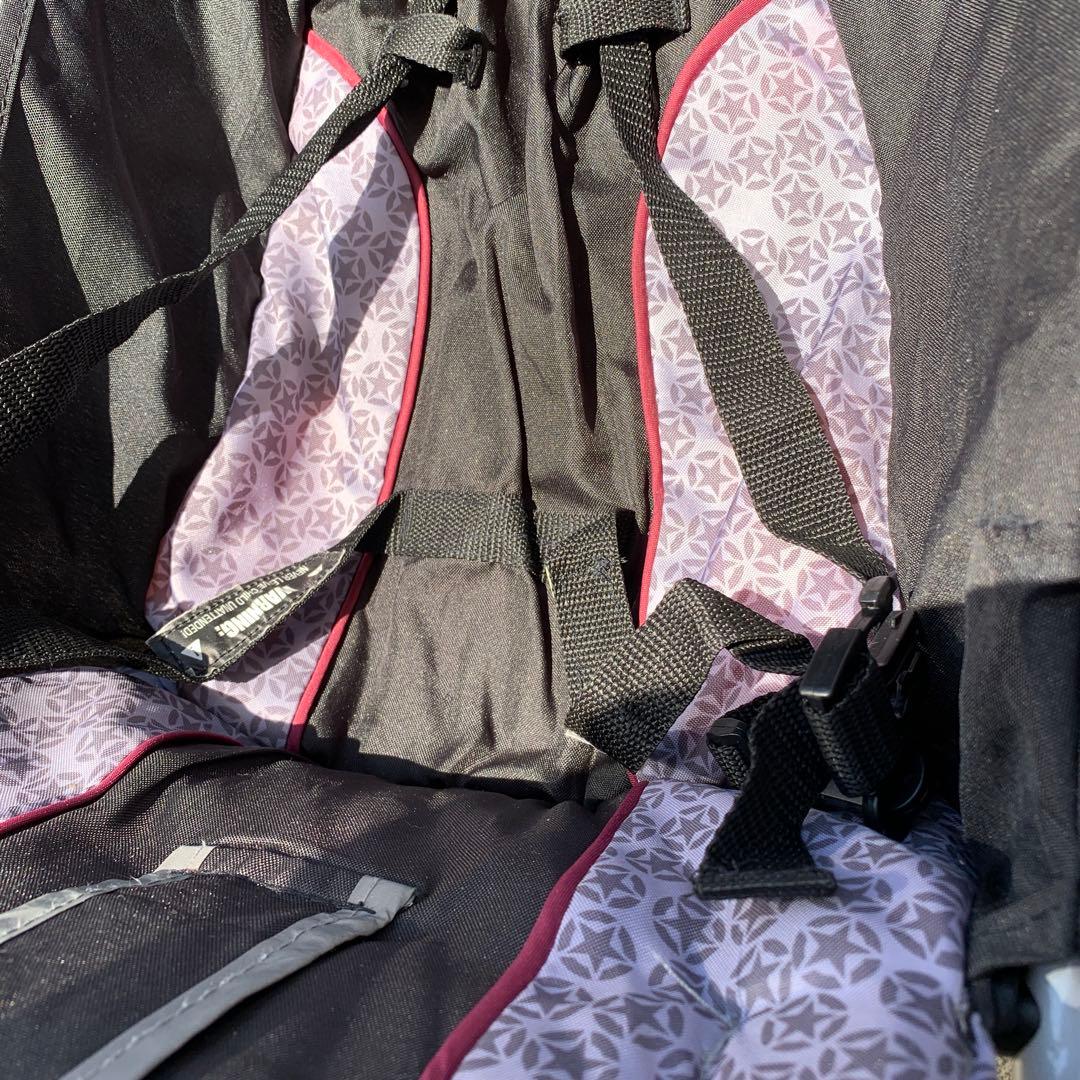 Jeep ダブルベビーカー ブラック　2人乗り 双子