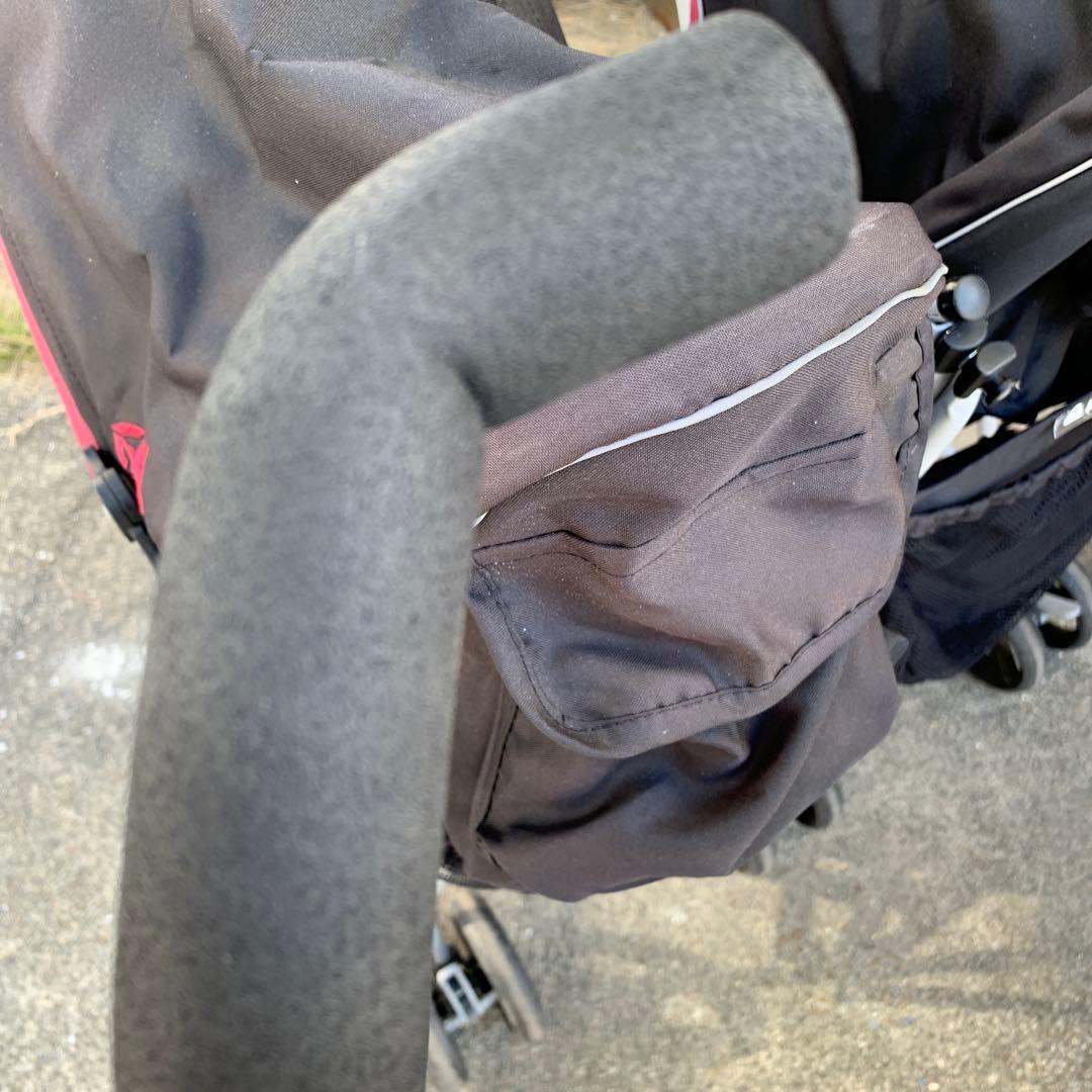 Jeep ダブルベビーカー ブラック　2人乗り 双子