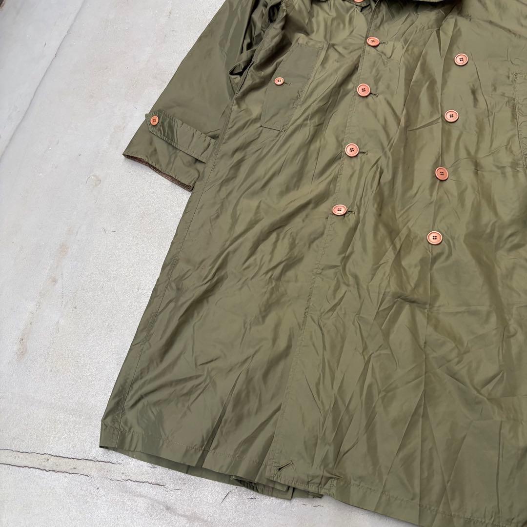 90s AVIREX ライナー付き　ナイロン　ミリタリー　トレンチコート　メンズ