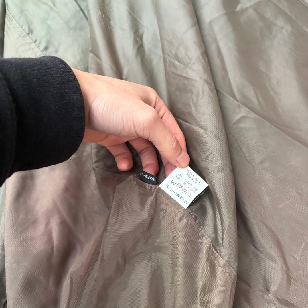 90s AVIREX ライナー付き　ナイロン　ミリタリー　トレンチコート　メンズ