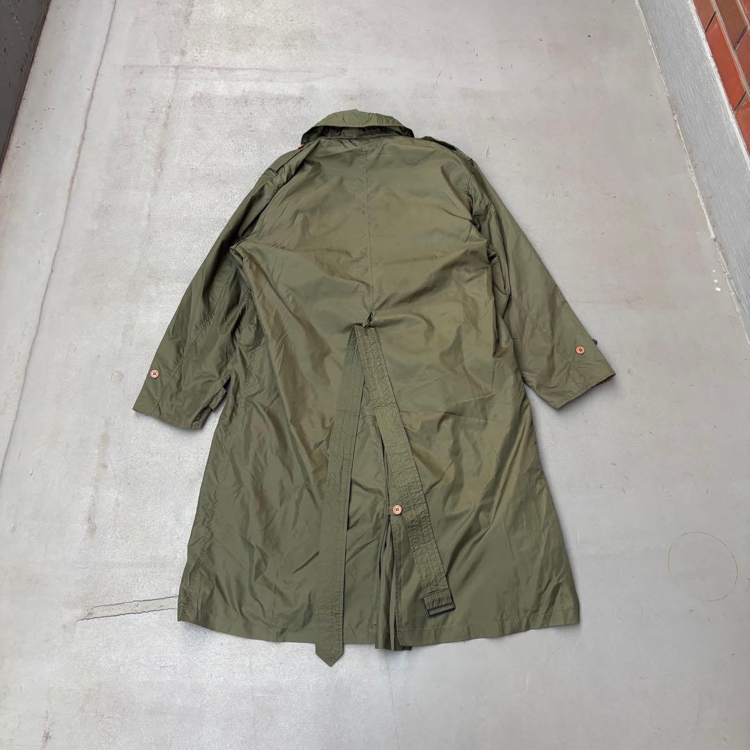 90s AVIREX ライナー付き　ナイロン　ミリタリー　トレンチコート　メンズ
