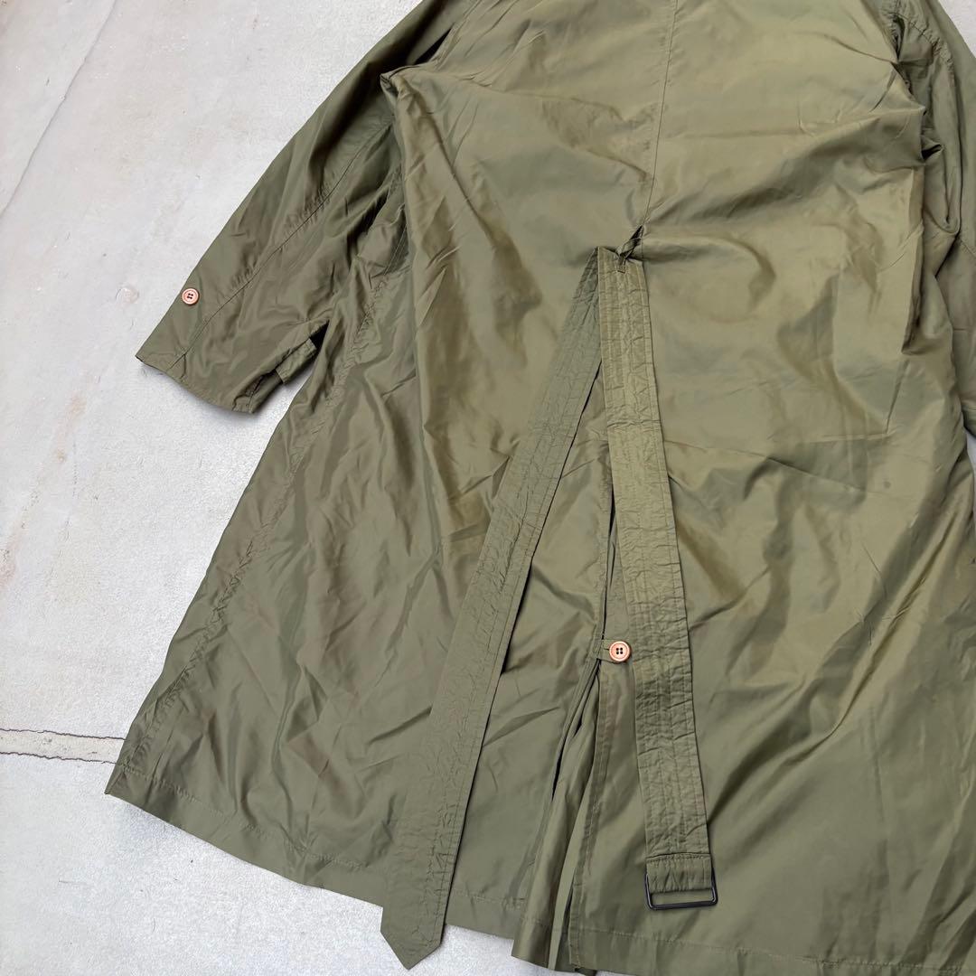 90s AVIREX ライナー付き　ナイロン　ミリタリー　トレンチコート　メンズ