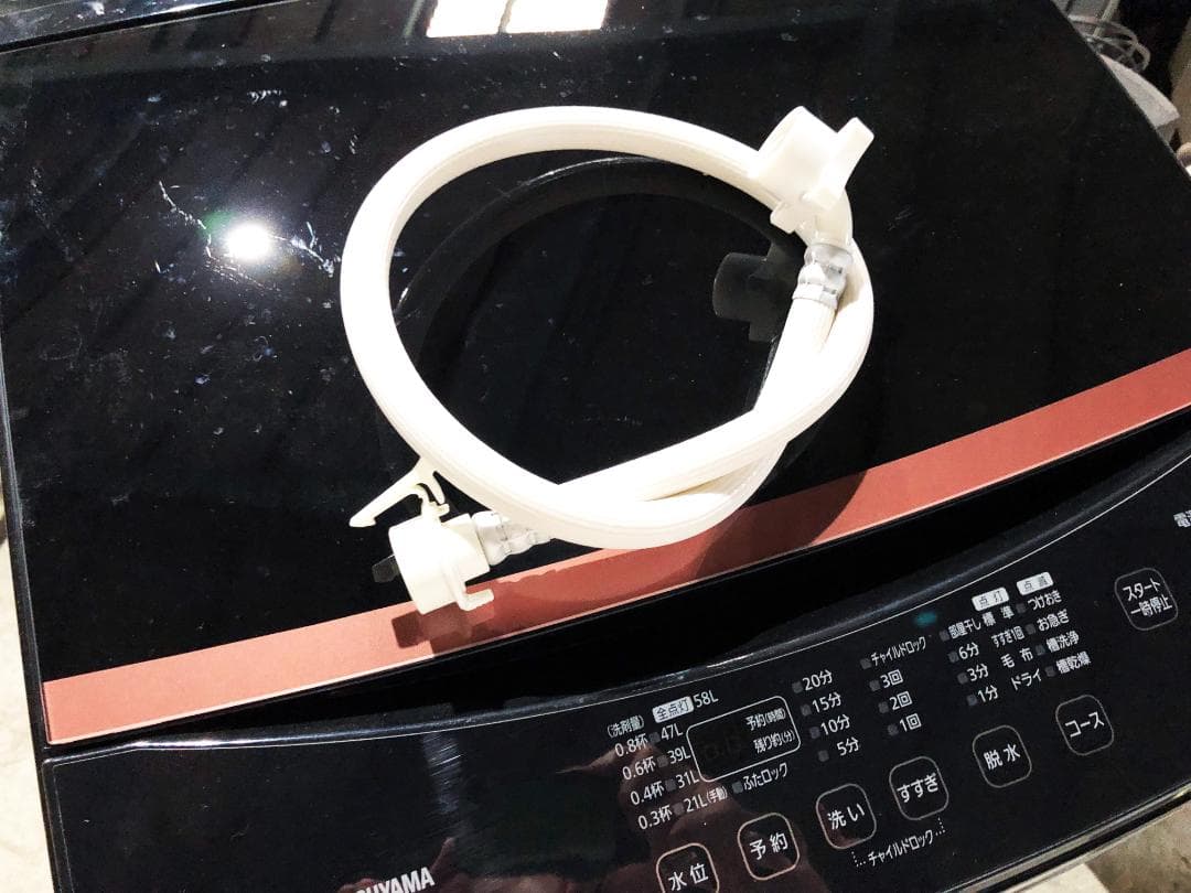 ★ト22年製★アイリス 8kg 洗濯機【IAW-T805BL-B】EOG8